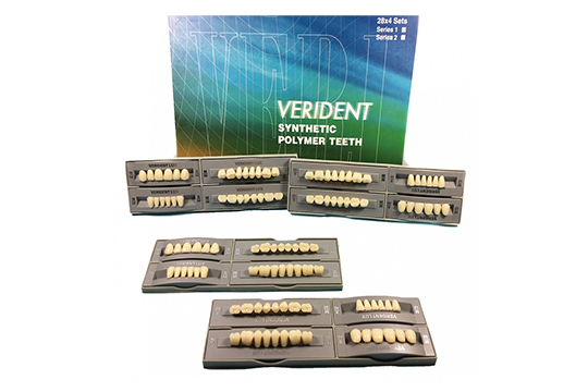 Синтетические полимерные зубы Verident Synthetic Polymer Teeth